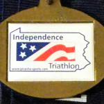 triathlon race medal