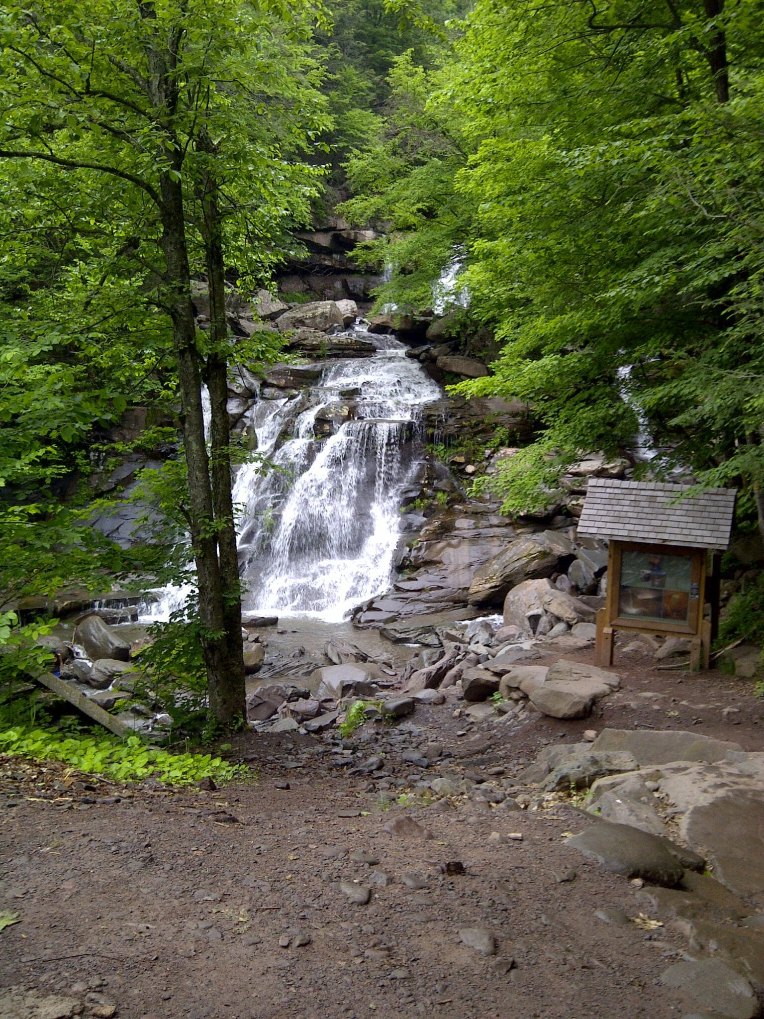 Kaaterskill Falls in the Catskill Mountains of eastern New York