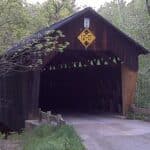 Martins Hill Covered Bridge in Hartland, Vermont