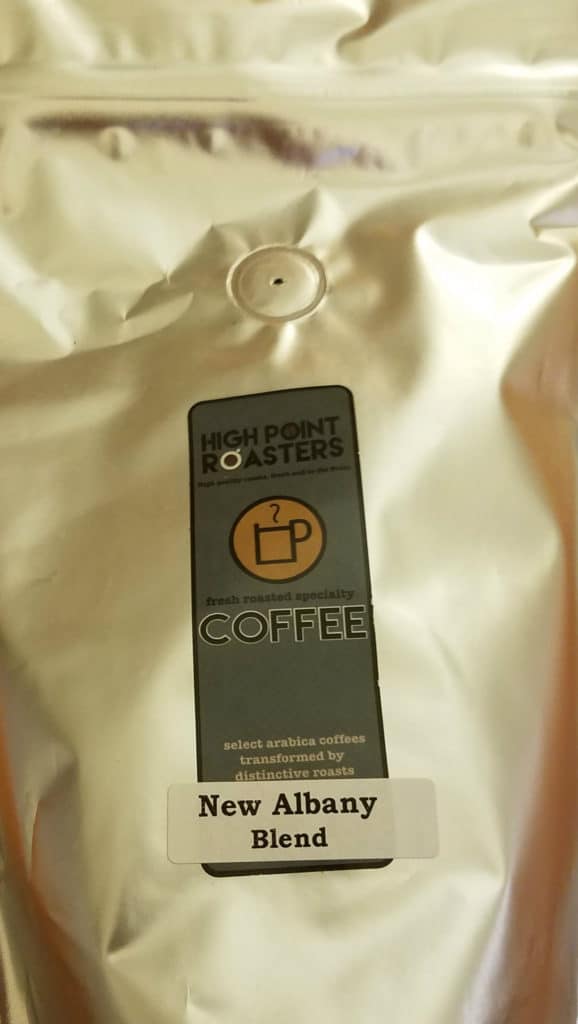 Awards for the Tupelo Mississippi Sprint Triathlon were a package of ground coffee from High Point Roasters, New Albany, Mississippi