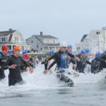 Swim start at Rye Beach New Hampshire