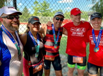 Paul Zellner's family in runner and triathlete