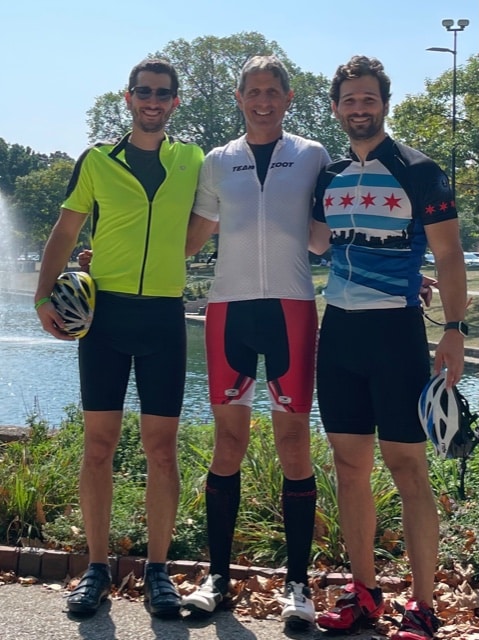 Riding with sons helps Gary to feel young through triathlon and other endurance sports