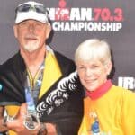 Gene and Kitty Peters at the 2017 Ironman 70.3 World Championships in Chattanooga, TN
