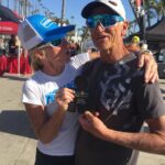 Senior Triathletes Jim Riley with Julie Moss