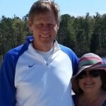 Terry VanderWert, author of Triathlon Adventures Across America, and his wife Joy before the New Jersey triathlon