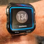 heart rate during exercise displayed on sport watch